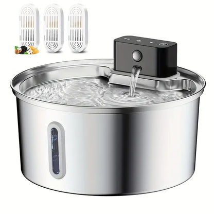 Whiskerful Treasures Stainless Steel Water Fountain